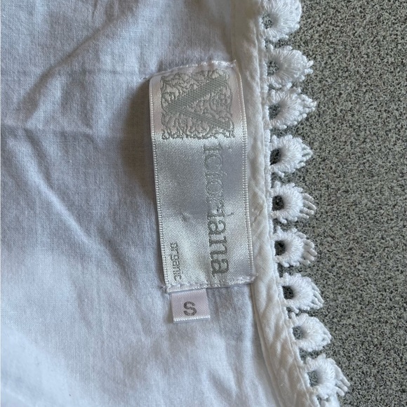 Victoriana White Cotton Lace Robe Size Small - Picture 8 of 13